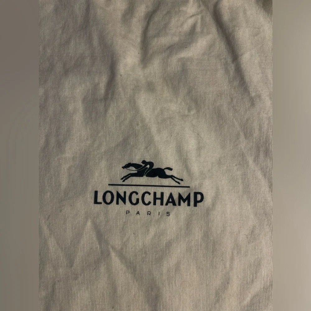 Longchamp bucket Bag with w/Bamboo gold Toggles shoulder bag with dust cover - Picture 3 of 8